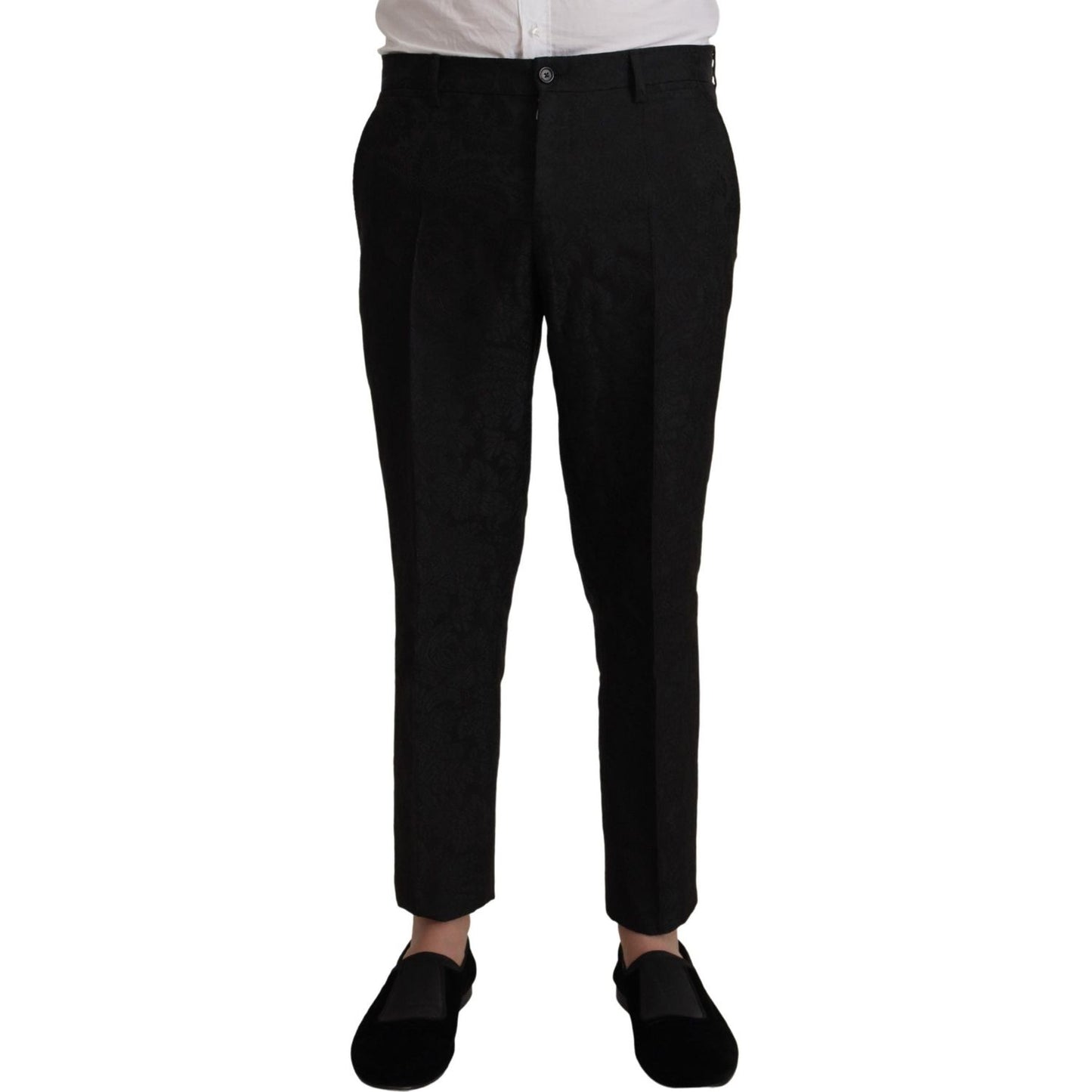 Dolce & Gabbana Black Polyester Formal 2 Piece MARTINI Suit