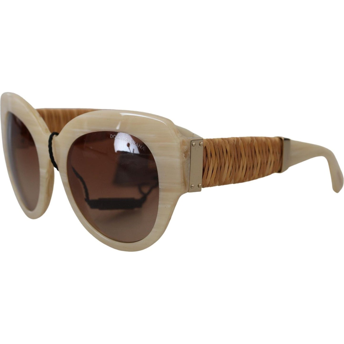 Dolce & Gabbana Beige Acetate Full Rim Brown Lense DG4294 Sunglasses GLA1047