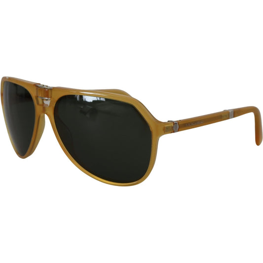 Dolce & Gabbana Yellow Acetate Black Lens Aviator DG4196 Sunglasses GLA1175