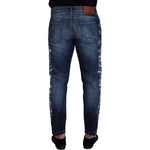 Dolce & Gabbana Blue Wash Cotton Regular Denim Jeans Pants PAN73316- 48