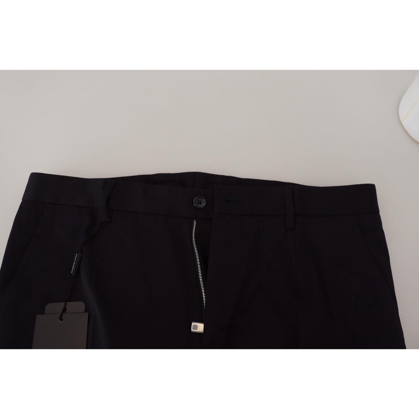 Dolce & Gabbana Blue Stretch Cotton Slim Trousers Chinos Pants PAN73340 - 44
