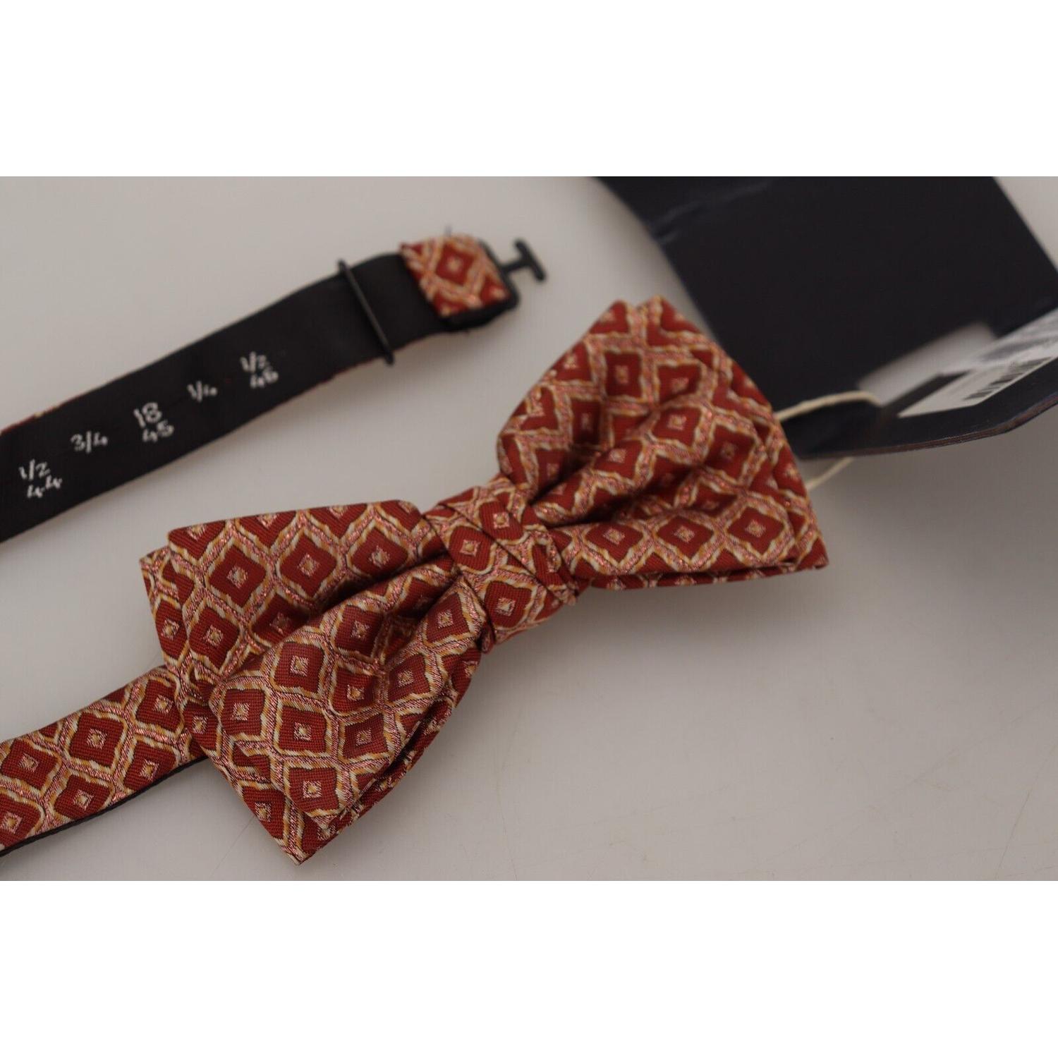 Scotch & Soda Multicolor Silk Adjustable Neck Papillon Men Bow Tie