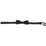 Dolce & Gabbana Elegant Silk Patterned Bow Tie Dolce & Gabbana Dark Slate Gray