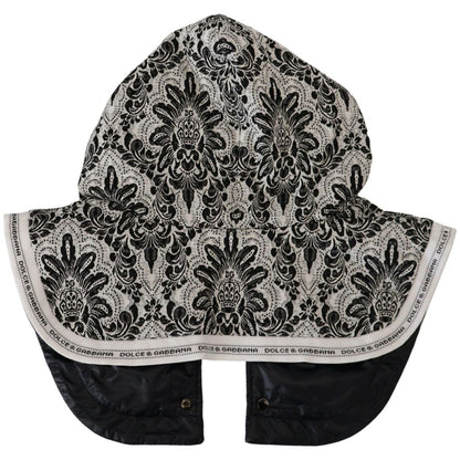 Dolce & Gabbana White Floral Whole Head Wrap One Size Cotton Hat