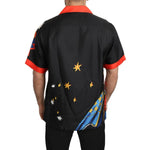 Dolce & Gabbana Multicolor Printed Short Sleeves Casual Shirt TSH5202 - 38