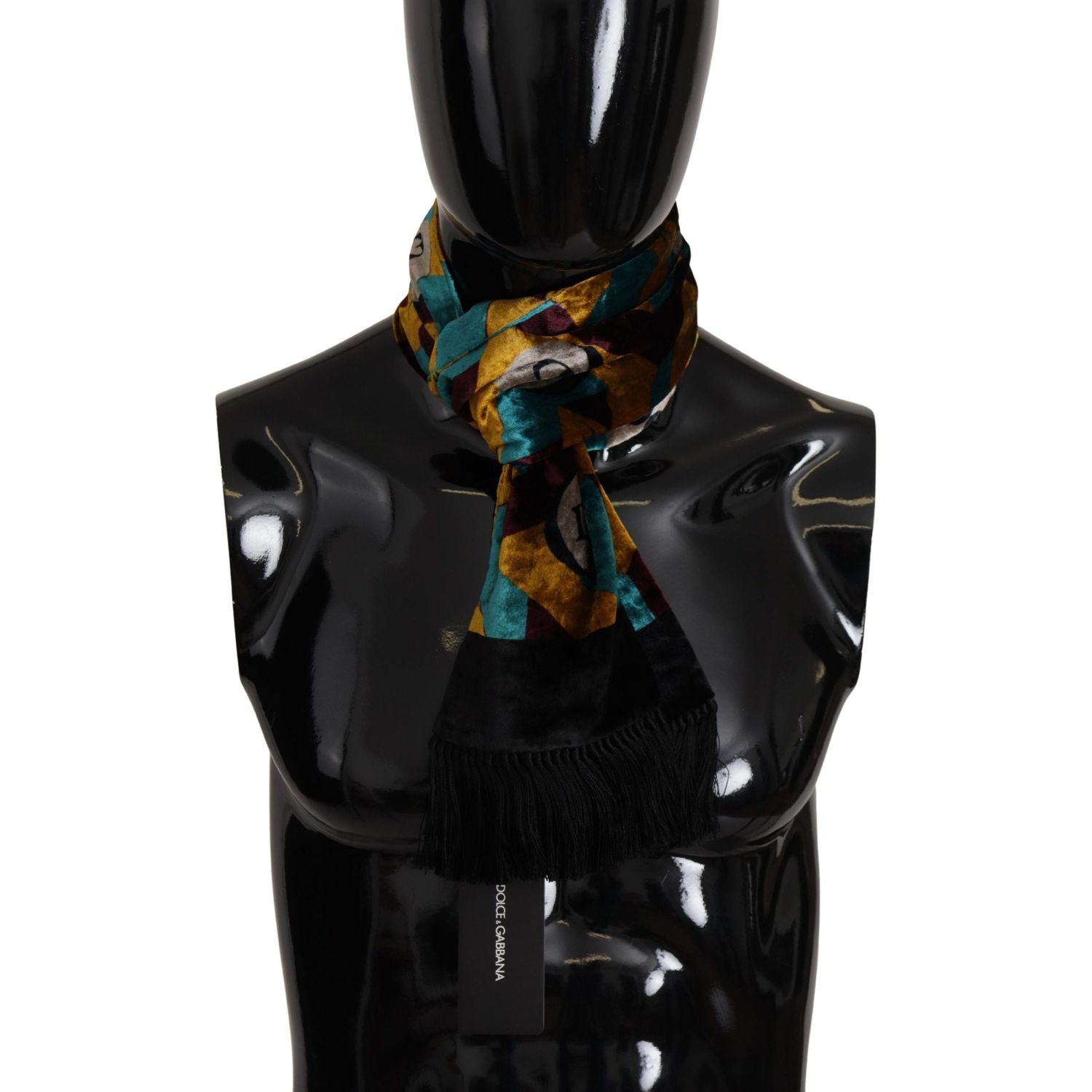 优雅多色真丝混纺男士围巾