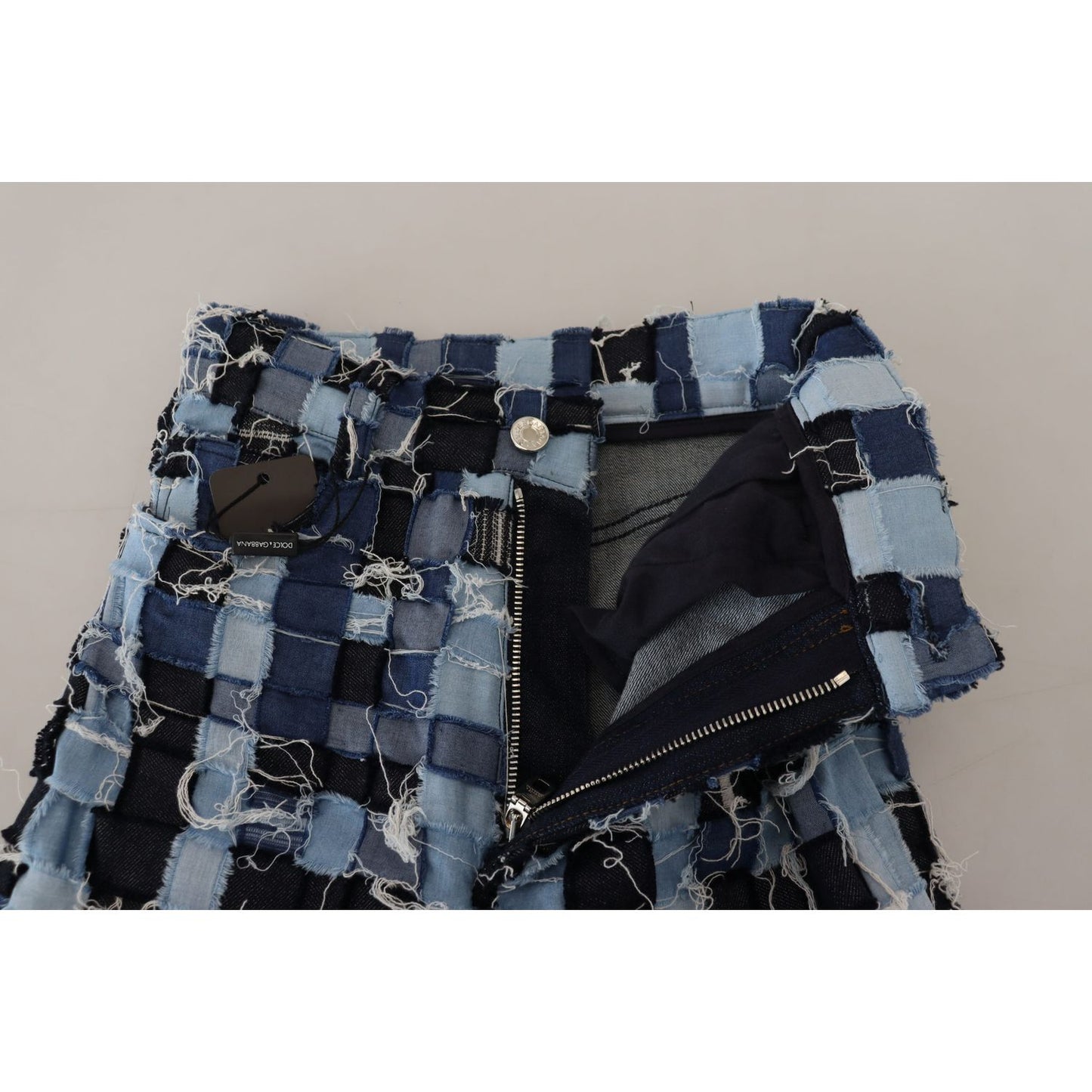 Dolce & Gabbana Multicolor Patchwork Cotton Denim Jeans