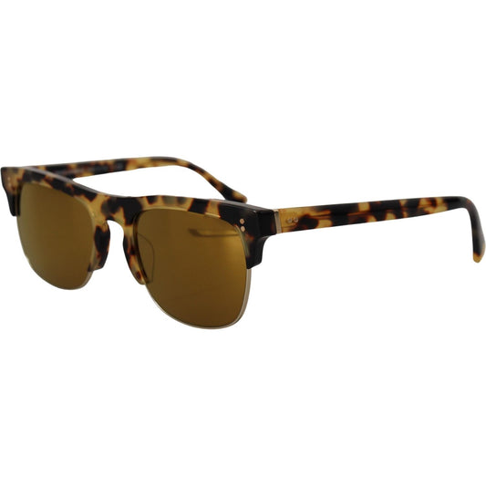 Dolce & Gabbana Brown Gold Acetate Havana DG430A Sunglasses GLA1131