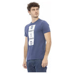Baldinini Trend Blue Cotton Men T-Shirt BA-23163-XS
