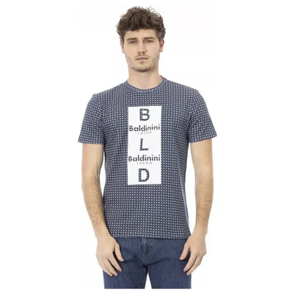 Baldinini Trend Gray Cotton Men T-Shirt