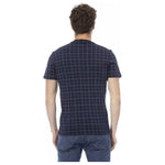 Baldinini Trend Blue Cotton Men T-Shirt BA-23160-XS