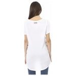 Trussardi Action White Cotton Women T-Shirt TR-23012-M