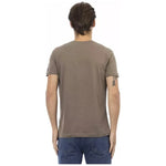 Trussardi Action Brown Cotton Men T-Shirt TR-22863-S