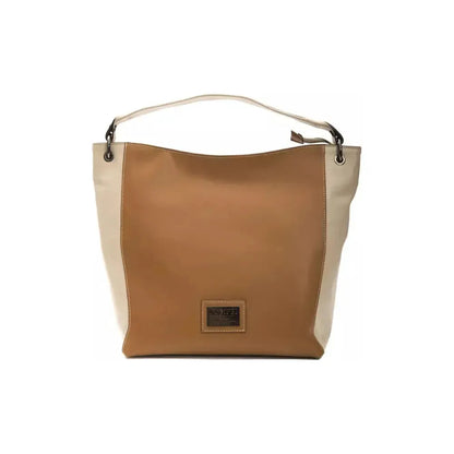 Pompei Donatella Brown Leather Women Shoulder Bag