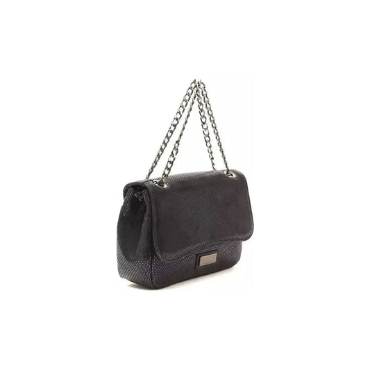 Pompei Donatella Blue Leather Women Crossbody Bag PO-5839