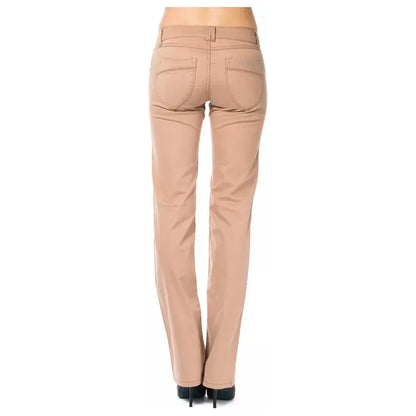 Ungaro Fever Beige Cotton Women Pant