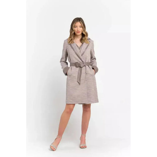 Trussardi Beige Cotton Women Coat TR-21526-IT38 | XS