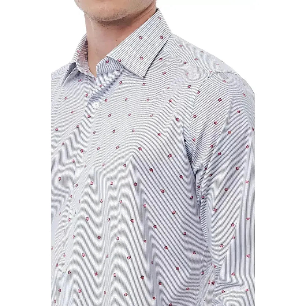 Bagutta Multicolor Cotton Men Shirt BA-21374-L