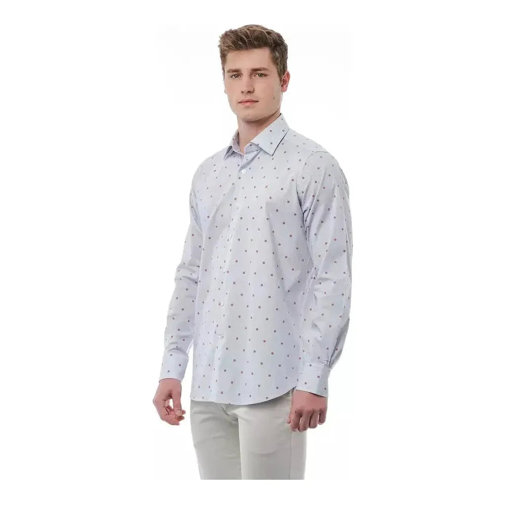 Bagutta Multicolor Cotton Men Shirt BA-21374-L