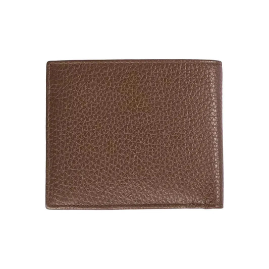 Trussardi Brown Leather Men Wallet TR-20728
