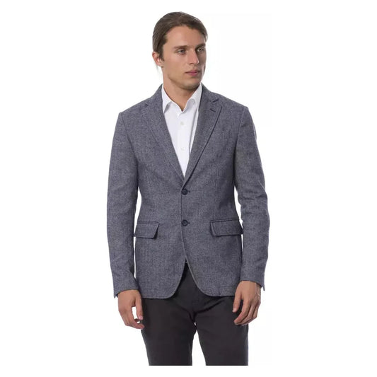 Verri Elegant Blue Single Breasted Blazer VE-18301-IT50 | L-FBB-86