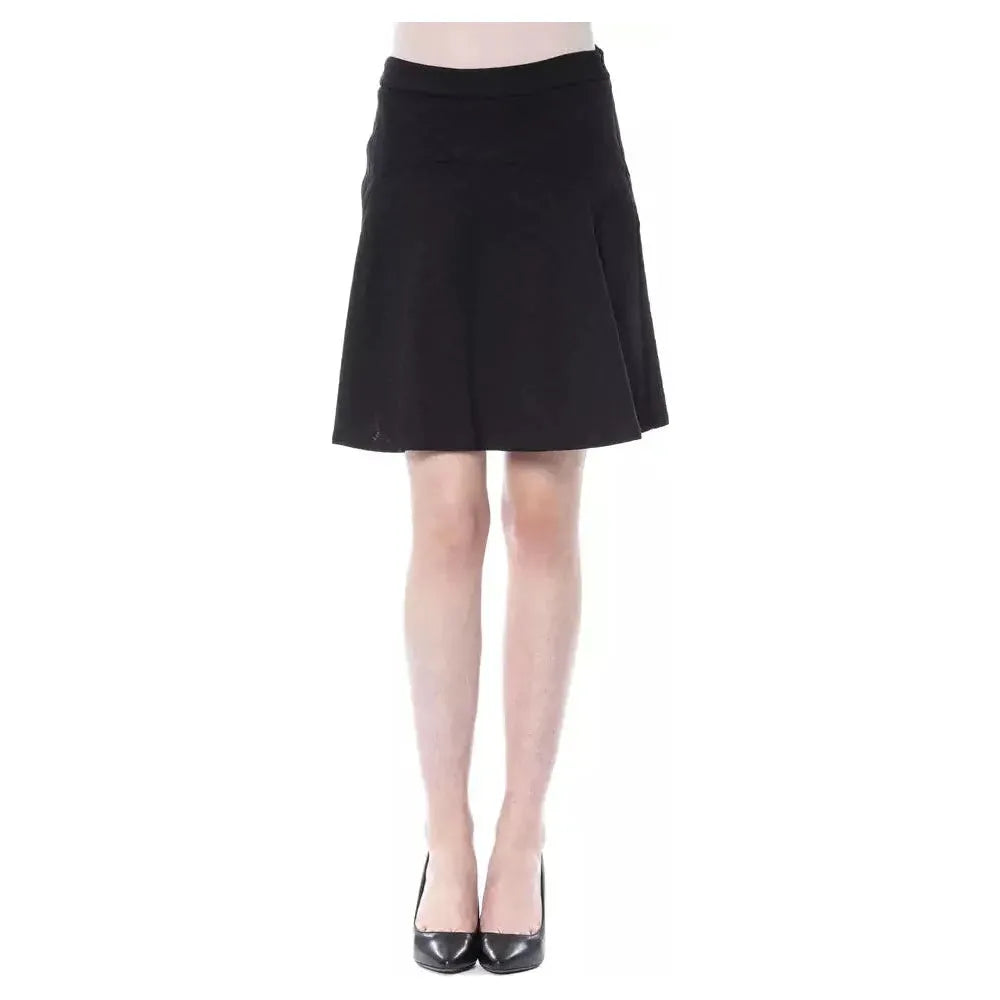BYBLOS Black Polyester Women Skirt WOMAN SKIRTS