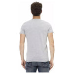 Trussardi Action Gray Cotton Men T-Shirt TR-22826-L