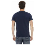 Trussardi Action Blue Cotton Men T-Shirt TR-22817-M