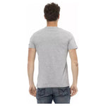 Trussardi Action Gray Cotton Men T-Shirt TR-22724-S