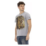 Trussardi Action Gray Cotton Men T-Shirt TR-22713-S
