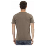 Trussardi Action Brown Cotton Men T-Shirt TR-22704-S