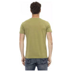 Trussardi Action Green Cotton Men T-Shirt TR-22693-L