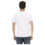 Trussardi Action White Cotton Men T-Shirt TR-22688-M