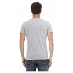 Trussardi Action Gray Cotton Men T-Shirt TR-22676-M