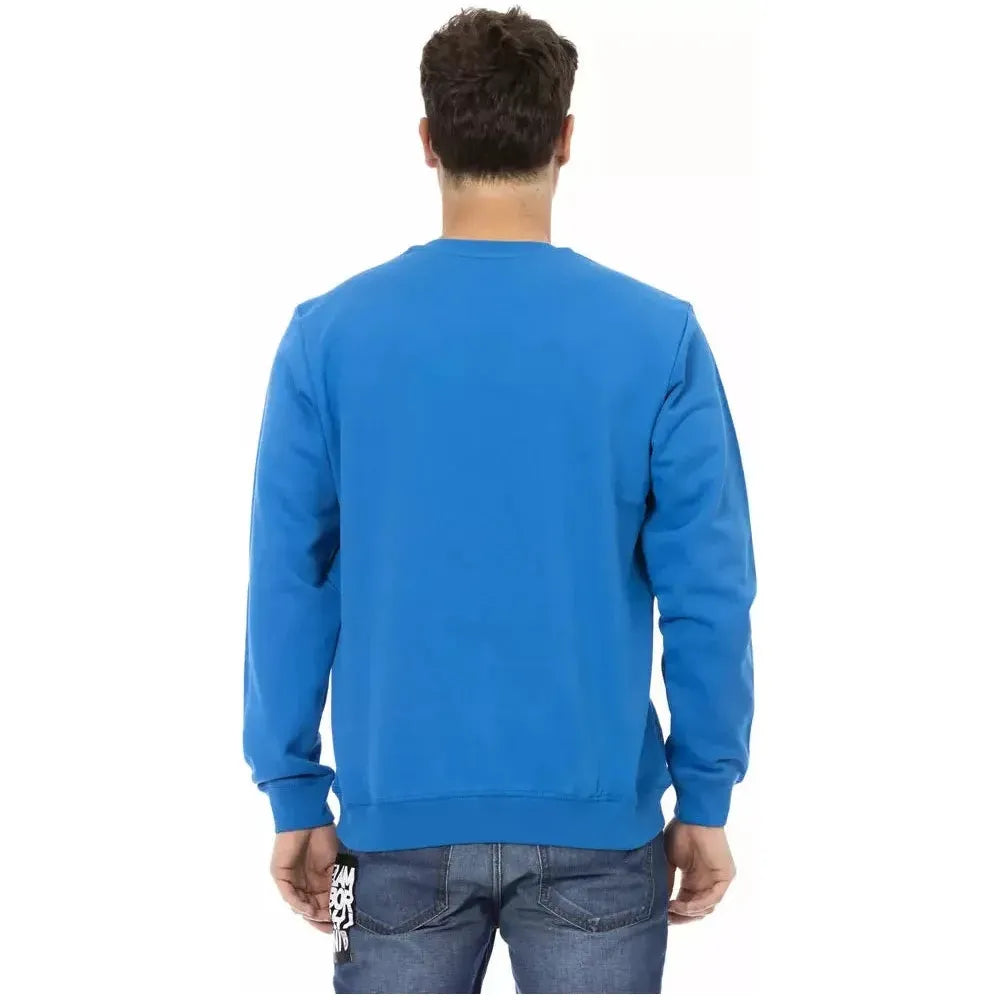 Automobili Lamborghini Blue Cotton Men Sweater AU-22631-XXL