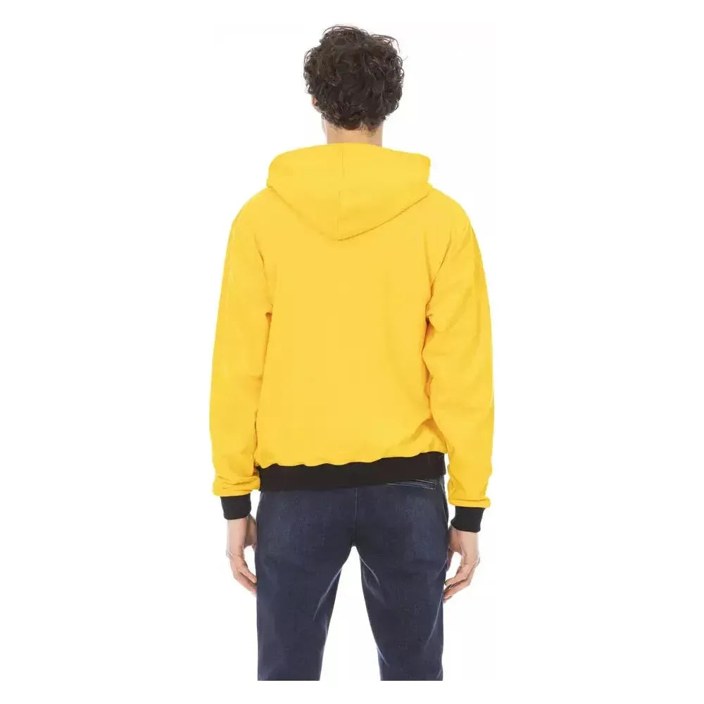Baldinini Trend Yellow Cotton Men Sweater BA-22609-L