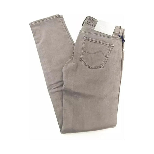 Jacob Cohen Gray Cotton Women Jeans JA-22274-W29