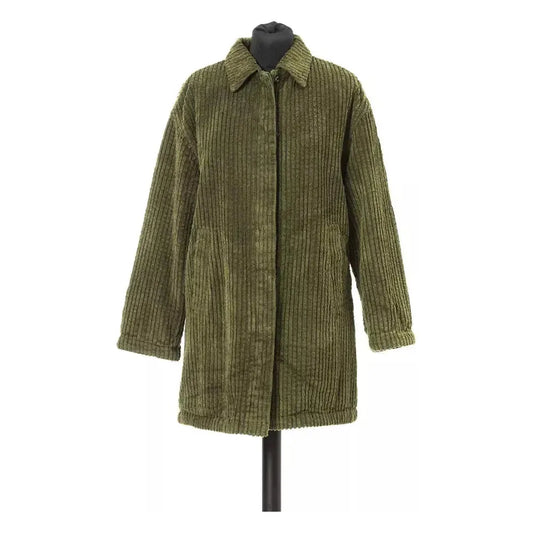 Jacob Cohen Green Cotton Women Jacket JA-22253-IT40|S