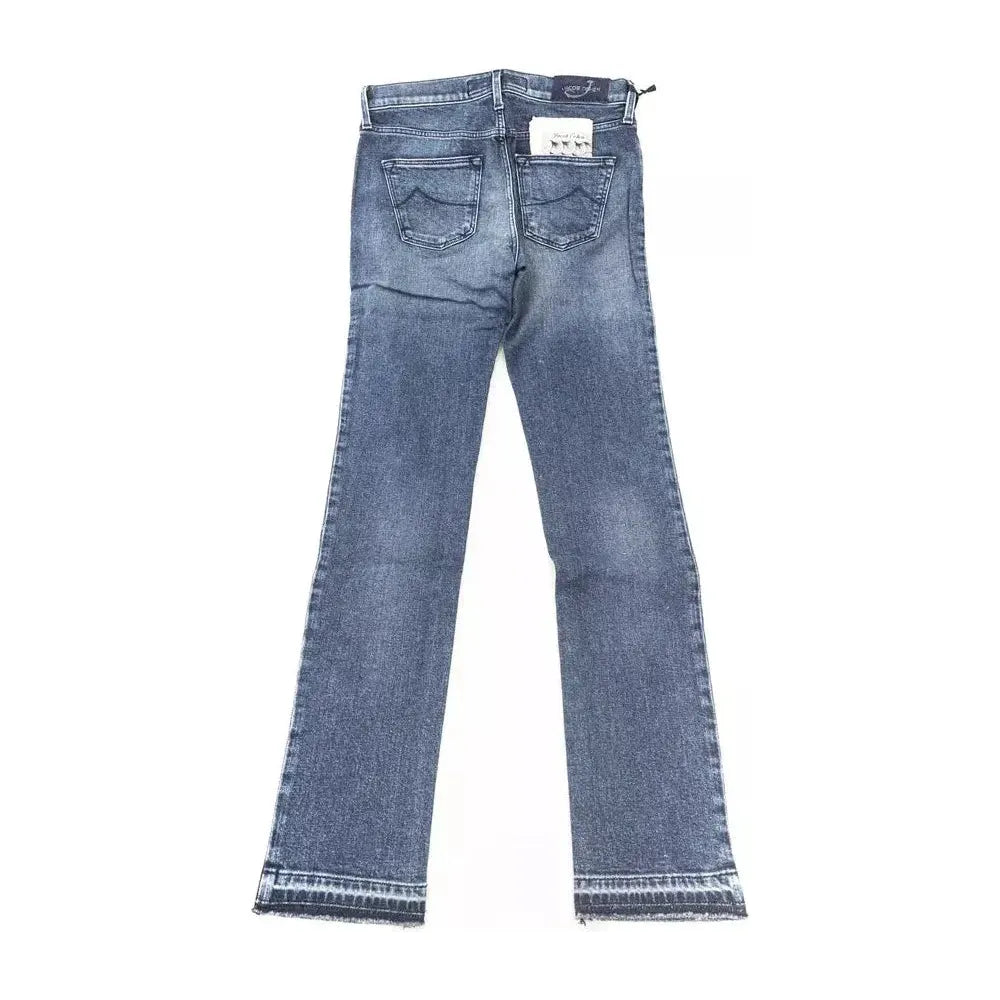Jacob Cohen Blue Cotton Women Jeans JA-22265-W30