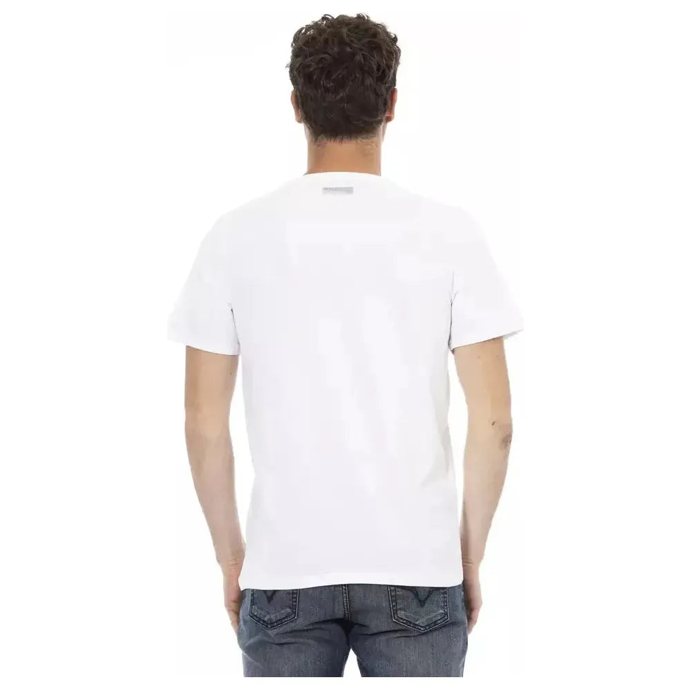 Bikkembergs White Cotton Men T-Shirt BI-22062-S