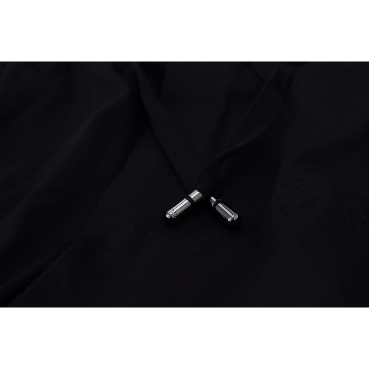 时尚黑色棉质设计师长裤