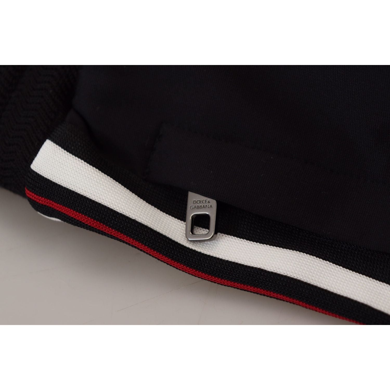 时尚黑色棉质设计师长裤