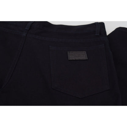 Dolce & Gabbana Black Cotton Skinny Casual Denim Jeans