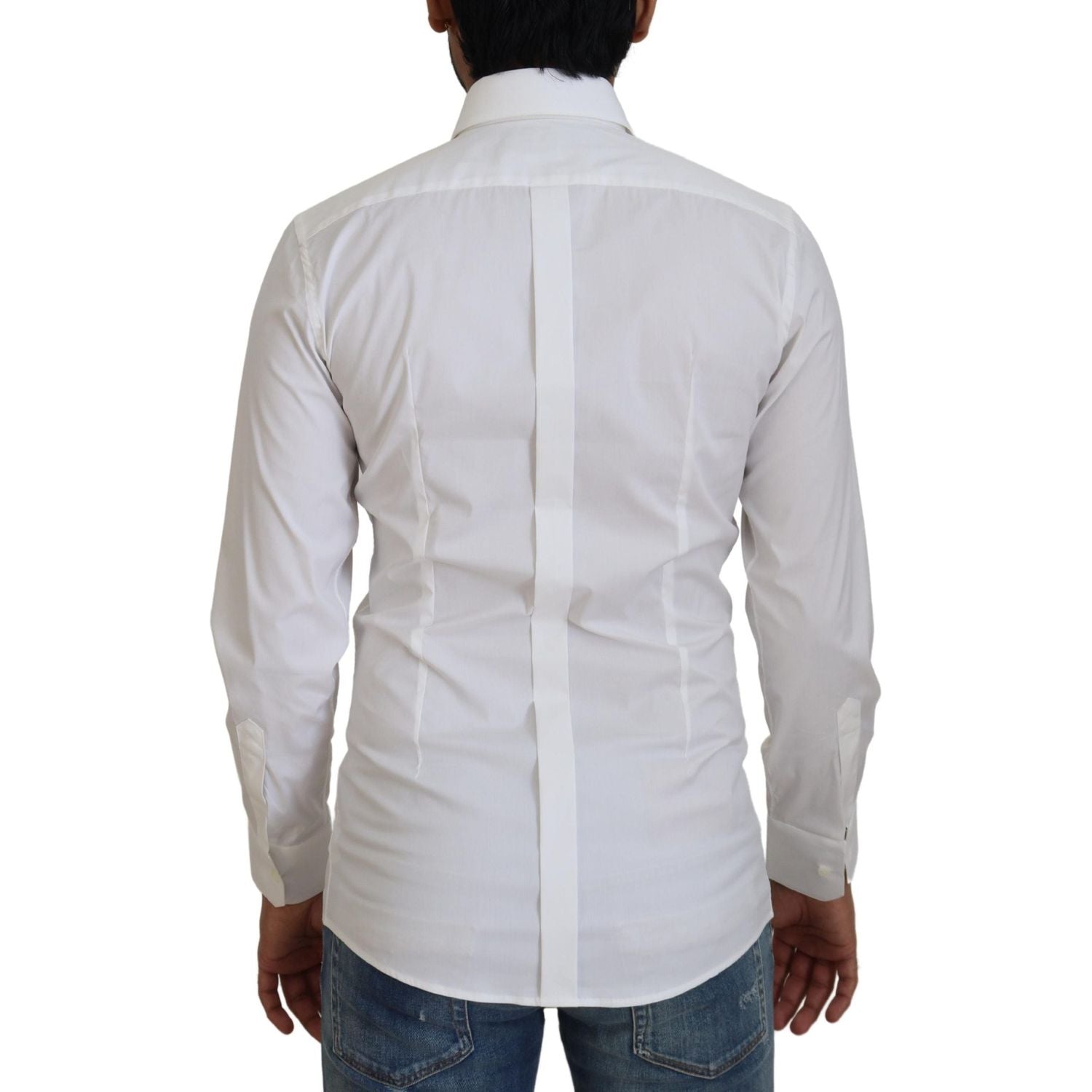 قميص دولتشي آند غابانا الأبيض المبهر بقصّة Slim Fit