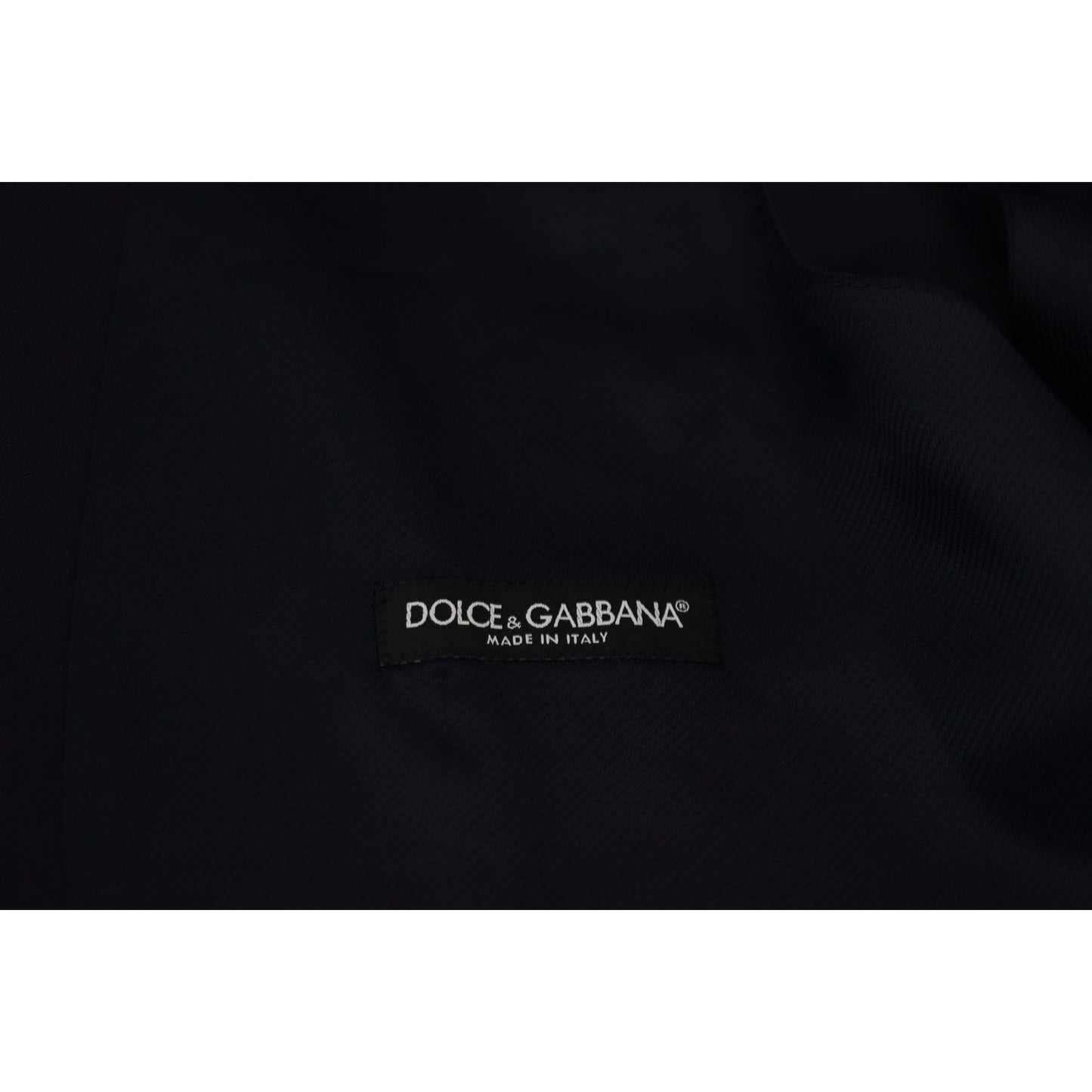 Dolce & Gabbana Dark Blue Wool Stretch Waistcoat Formal Vest TSH83026 - 48