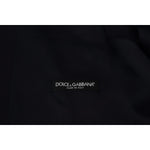 Dolce & Gabbana Dark Blue Wool Stretch Waistcoat Formal Vest TSH83026 - 48