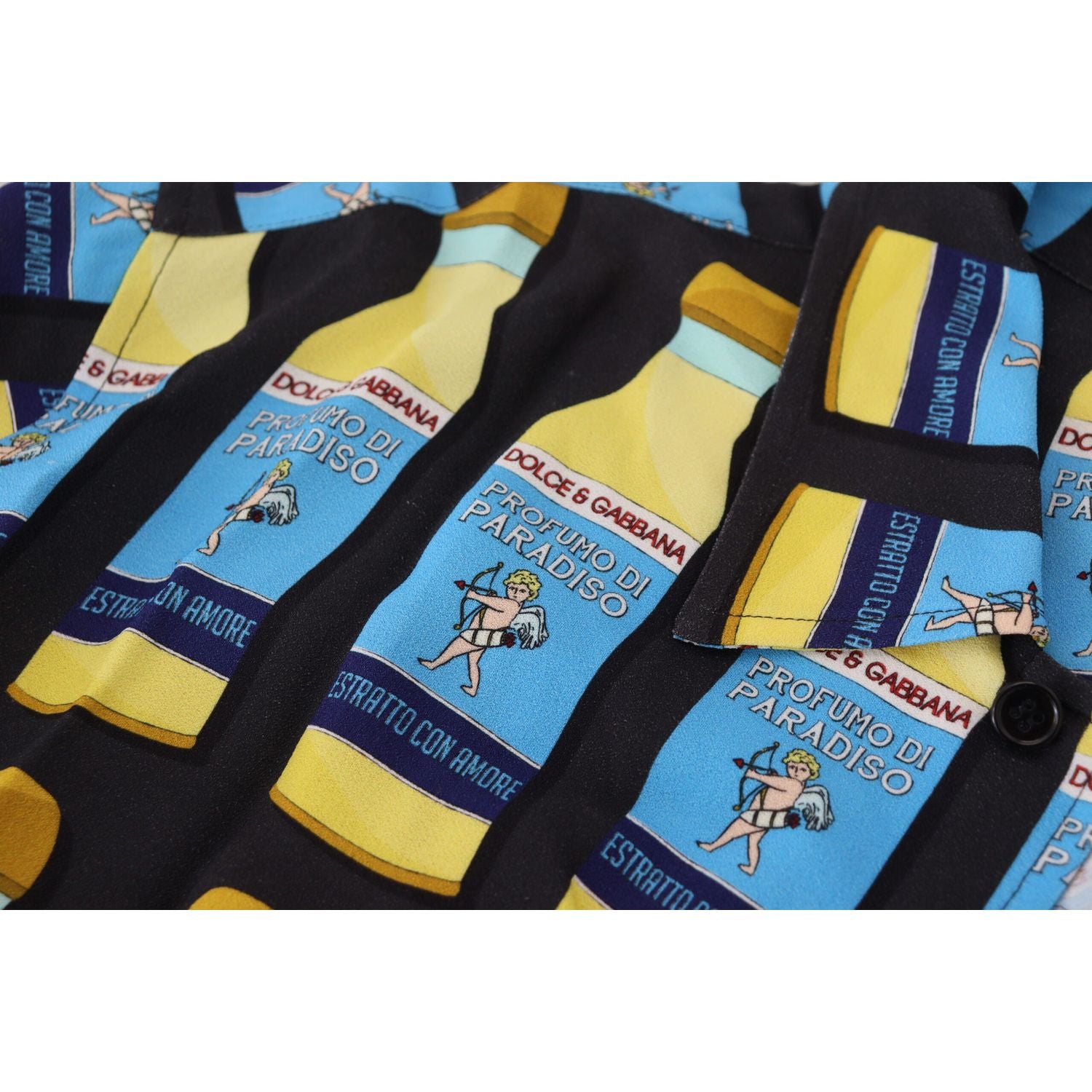 优雅多色印花休闲衬衫