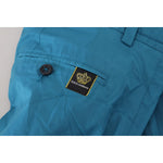 Dolce & Gabbana Blue Cotton Chinos Trousers Pants PAN74540- 44