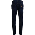 Dolce & Gabbana Dark Blue Cotton Denim SKINNY Jeans PAN74546- 58