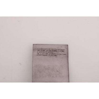 Costume National Black Slim Fit Cotton Stretch Pants Jeans & Pants